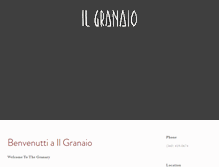 Tablet Screenshot of granaio.com